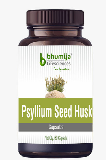 Bhumija Lifesciences Psyllium Husk (Isabgol) 60 Capsules
